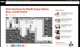 
							         TNW Review: Mari0 is Super Mario Bros. meets Portal								  
							    