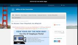 
							         To Access Your Paystub via ePayroll | Office of the Controller								  
							    