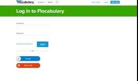 
							         to Log In - Flocabulary - Educational Hip-Hop								  
							    