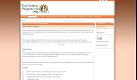 
							         to Log in to School Portal - Federal Polytechnic Offa Portal								  
							    