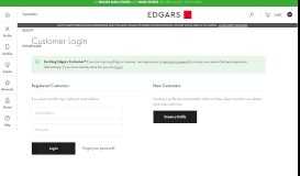 
							         to login - Edgars								  
							    