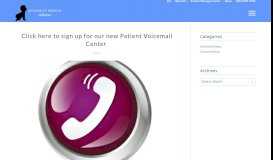 
							         to sign up for our new Patient Voicemail Center - THE ART FERTILITY ...								  
							    