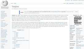 
							         Toaplan - Wikipedia								  
							    