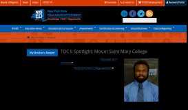 
							         TOC II Spotlight: Mount Saint Mary College | New York State ...								  
							    