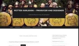 
							         Toca Life Stable Horses | Petter Karlsson – Producer and designer								  
							    