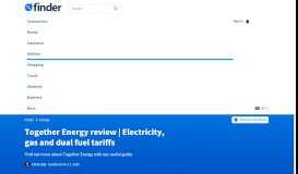 
							         Together Energy | Electricity, gas and dual fuel tariffs | Finder UK								  
							    