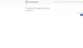 
							         Together2night Review, Rating and Prices | Best Dating Sites								  
							    