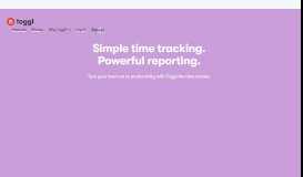 
							         Toggl - Free Time Tracking Software								  
							    