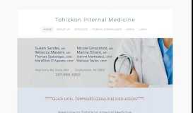 
							         Tohickon Internal Medicine - Home								  
							    