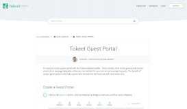 
							         Tokeet Guest Portal | Tokeet Help Center								  
							    