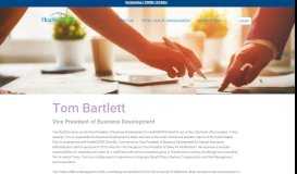 
							         Tom Bartlett – HealthSCOPE Benefits								  
							    