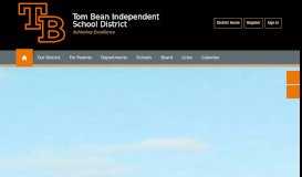 
							         Tom Bean Independent School District / The NEW Tom Bean ISD ...								  
							    