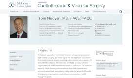 
							         Tom Nguyen, MD, FACS, FACC | The Department of Cardiothoracic ...								  
							    
