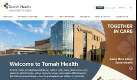 
							         Tomah Memorial Hospital: Home								  
							    