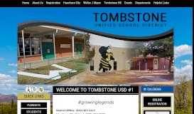
							         Tombstone Unified School District: Home								  
							    