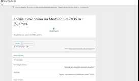 
							         Tomislavov doma na Medvednici - 935 m : (Sljeme). - Europeana ...								  
							    