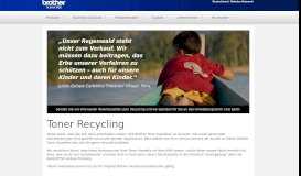 
							         Toner Recycling || Brother.de								  
							    