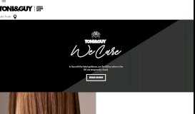 Toni And Guy Login Page