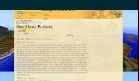 
							         Too Many Portals | Stampylongnose Wiki | FANDOM powered by Wikia								  
							    