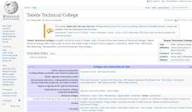 
							         Tooele Technical College - Wikipedia								  
							    