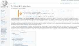 
							         Tool-assisted speedrun - Wikipedia								  
							    