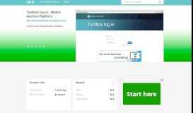 
							         toolbox.globalauctionplatform.com - Toolbox log in | Global ...								  
							    