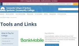 
							         Tools and Links - Spokane Community College								  
							    