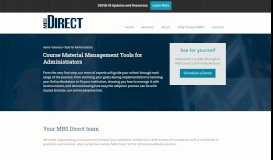 
							         Tools for Admin - MBS Direct | Course material fulfillment for the future ...								  
							    