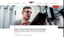 
							         Tools - WOLF Heiztechnik								  
							    