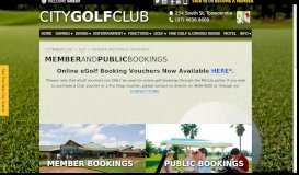 
							         Toowoomba City Golf Club Online Bookings								  
							    