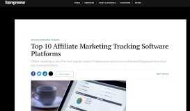 
							         Top 10 Affiliate Marketing Tracking Software Platforms - Entrepreneur								  
							    