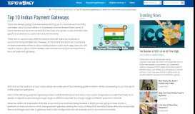 
							         Top 10 Indian Payment Gateways – Processing Online and Mobile ...								  
							    