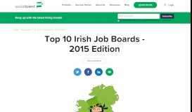
							         Top 10 Irish Job Boards - 2016 Edition | SocialTalent								  
							    