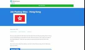 
							         Top 10 Job Posting Sites in Hong Kong (Updated for 2018) - Betterteam								  
							    