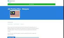 
							         Top 10 Job Posting Sites in Malaysia (Updated for 2018) - Betterteam								  
							    