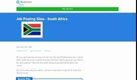 
							         Top 10 Job Posting Sites in South Africa (Updated for 2018) - Betterteam								  
							    