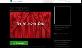 
							         Top 10 movie sites, top free online movie sites - Video Grabber								  
							    