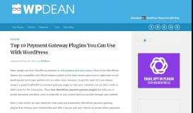 
							         Top 10 Payment Gateway Plugins You Can Use With WordPress ...								  
							    