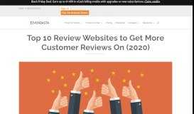 
							         Top 10 Review Sites for More Customer and Business Reviews								  
							    