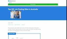 
							         Top 100 Job Posting Sites in Australia (Updated for 2019) - Betterteam								  
							    