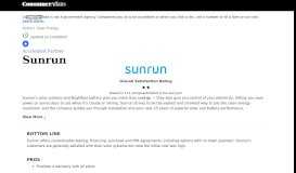 
							         Top 1,145 Reviews and Complaints about Sunrun								  
							    