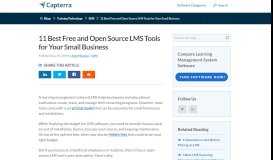 
							         Top 12 Free and Open Source LMS Tools for Your Small Business								  
							    