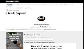 
							         Top 1,257 Reviews and Complaints about Geek Squad | Page 33								  
							    