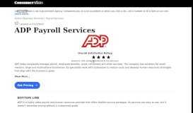 
							         Top 1,332 Reviews and Complaints about ADP Payroll Services								  
							    