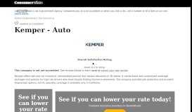 
							         Top 144 Reviews and Complaints about Kemper - Auto								  
							    