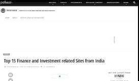 
							         Top 15 Finance and Investment related Sites from India | Desh Kapoor								  
							    