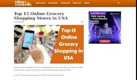 
							         Top 15 Online Grocery Shopping Stores in USA - MoneyConnexion								  
							    