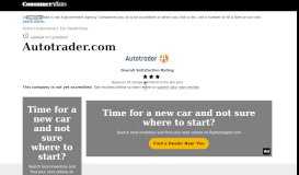 
							         Top 169 Reviews and Complaints about Autotrader.com								  
							    