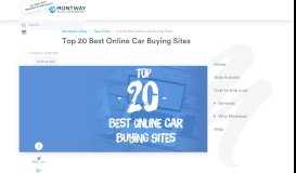 
							         Top 20 Best Online Car Buying Sites - Montway Auto Transport								  
							    