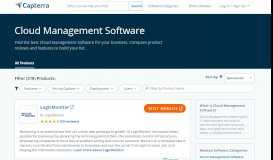 
							         Top 20 Cloud Management Software 2019 - Compare Reviews								  
							    